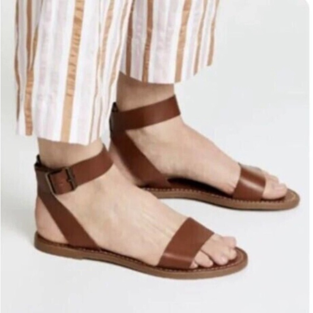 Madewell The Boardwalk Brown Sandals